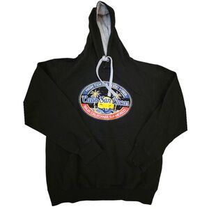 Cabo San Lucas Black Retro Hoodie